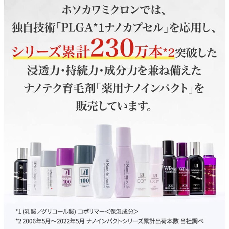 すぐに薄毛・白髪が隠せる ホソカワミクロン ナノインパクト ハイブリッドスプレー ブラック 100g 増毛スプレー ボリュームアップ 頭皮ケア 薄毛対策