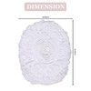 Home Weavers Bell Flower Toilet Lid Cover – 18"x18", 100%