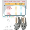 Hygknixx Cute Animal Slippers for Women Kids, Cozy Fuzzy Slipper