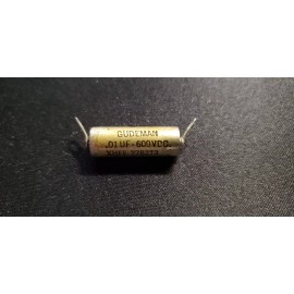 Gudeman NOS Vintage Gudeman .01 uf @ 600v Vitamin Q Glass Sealed PIO Capacitors +/- 10%