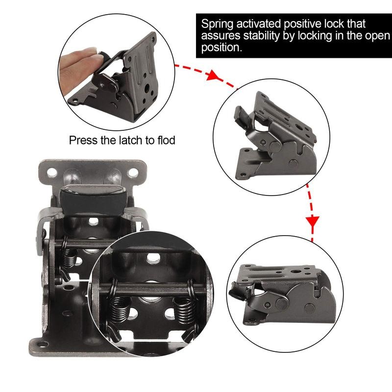 8Pack Folding Table Legs Bracket Foldable Table Bracket Lock Extension