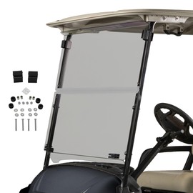 ProFX Golf Cart Windshield Compatible with Yamaha Drive2 | Tinted Fold Down Bolt-On Design | Fits 2017+ Drive2 Models | Made in America