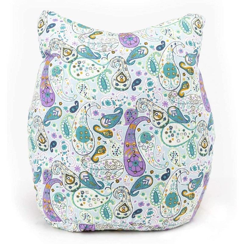 Door Draft Stop-Cute Green Owl Weighted Door Stopper for Home