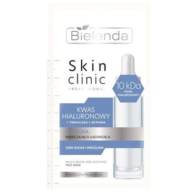 Bielenda Skin Clinic Professional Hyaluronic Acid Moisturising and Soothing Mask for Dry and Sensitive Skin 8g