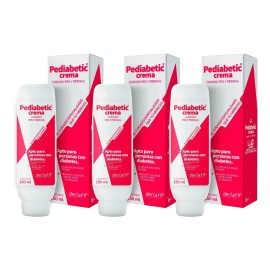 Kit 3 Crema Pediabetic Crema Auxiliar Para Pies, Piernas Con Problemas De Circulacin, Falta De Sensibilidad, Resequedad                               