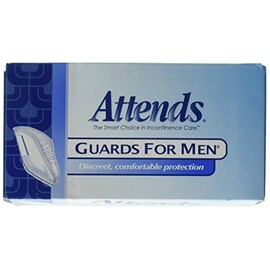 Attends Male Guards, Bladder Control Guards for Men, MG0400 - Pack of 16