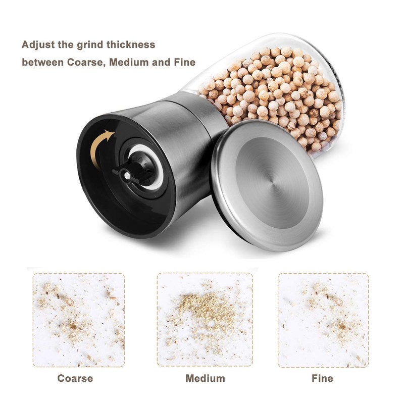 Mincham Manual Salt or Pepper Grinder for Professional Chef, Best