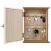 Wooden Key Box Wall Mount Wooden Key Holder Decorative Wall