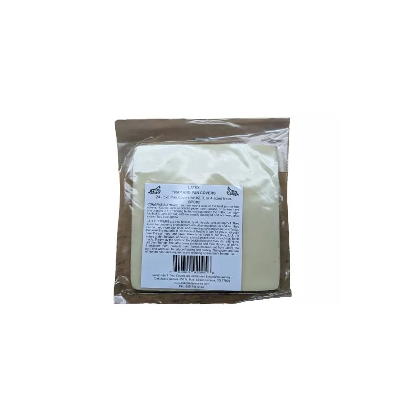 Barker's 24 Barker's 5x5 Latex Pan Covers Trapping Traps Nuisance