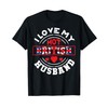 I Love My Hot British Husband T-Shirt Union Jack T-Shirt