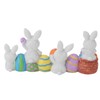 Easter Rabbit Decoration Multipurpose Vivid Cute Hand Painted Resin Rabbit
