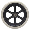 Wheelchair Wheel 8in PU Walker Caster Replacement Skidproof with Ball
