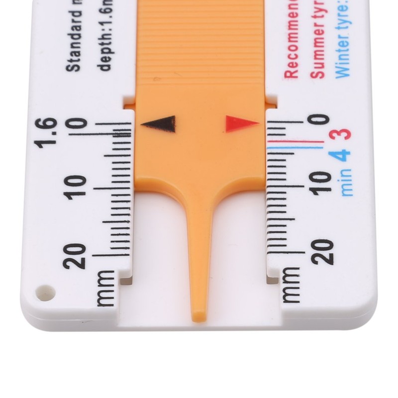 HKUN Tire Groove Measuring Gauge, Mini Depth Gauge, Tire Wear