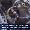 GlowShift -4 an Fuel Rail Fuel Pressure Sensor Thread Adapter