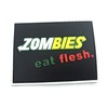 Zombies Eat Flesh Black PVC Velcro Emblem Badge Patch