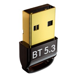 2023 Neuer Upgrade-Bluetooth-Adapter für PC, Bluetooth 5.3 USB-Dongle-Empfänger, PC-Treiber, Kostenloses Plug and Play, Kompatibel mit Windows 7 8.1 10 11 und Linux