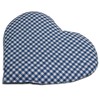 Rapeseed Cushion Heart Approx. 30 x 25 cm – Blue/White