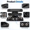 Spring Loaded Double Roller Door Catch Heavy Duty Cabinet Latch