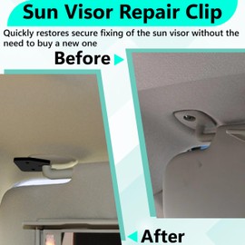 Sun Visor Repair Kit for Jeep, Heavy Duty sun visor repair kit for Dodge RAM 1500 Trucks 2019-2023, Sun Visor Clip Fix Replacement Kit Compatible with RAM 1500, Car Repair Kit Accessories