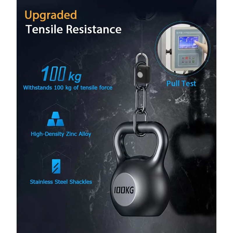 Fingerprint Padlock eLinkSmart Gym Locker Lock for Boys with Phone
