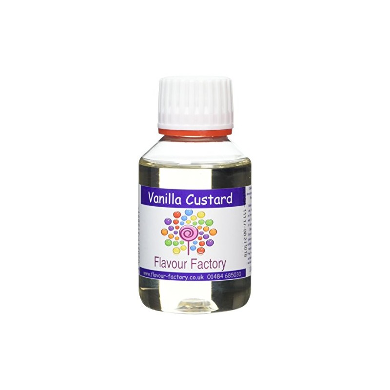 Flavour Factory Intense Food Flavouring, Vanilla Custard, 100 ml
