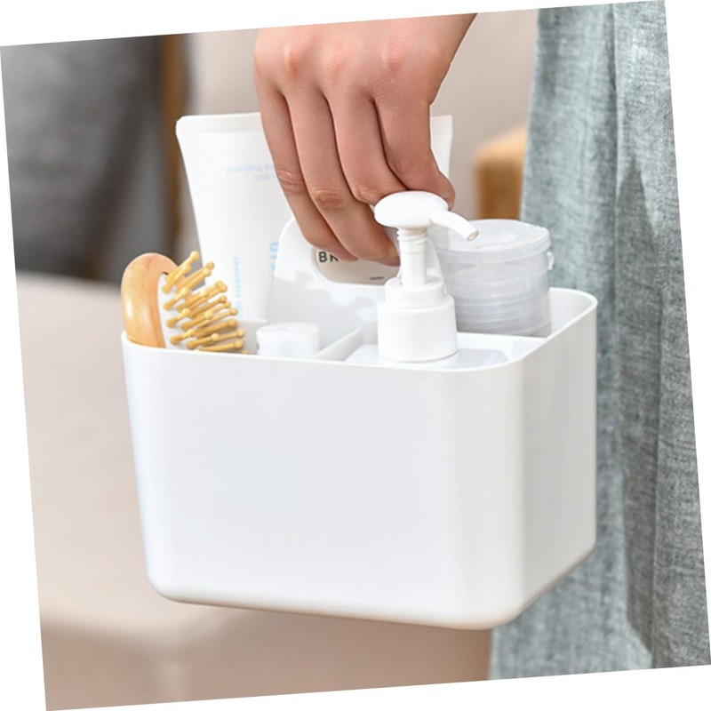 Mikinona Portable Bathroom Storage Basket Shower Toiletry Holder Home Organizer
