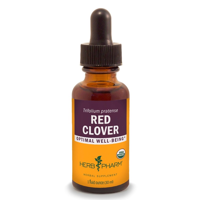 Herb Pharm Certified Organic Red Clover Liquid Extract, 1 Fl