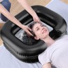 Inflatable Shampoo Basin, Portable Wash Hair in Bed with Inflatable