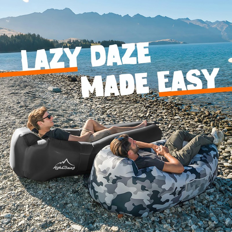 AlphaBeing Inflatable Lounger Beach Chair Accessories, Air Sofa Hammock Inflatable