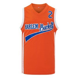 Mens Basketball Jersey #2 Uncle Drew Orange Color Hiphop Party Clothing S-3XL (US, Alpha, Small, Regular, Regular, Orange)