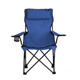 TravelChair Classic Bubba Chair, Comfortable Large Folding Camping Chair, Blue