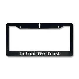 in God We Trust | Christian License Plate Frame (Pack of 2)