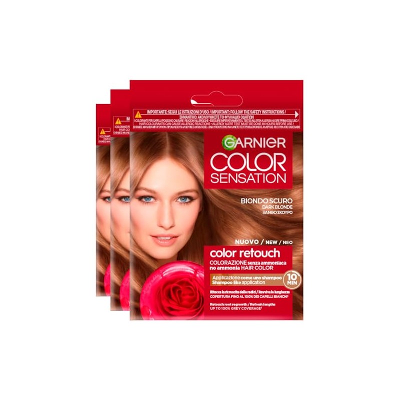Garnier Color Sensation Color Retouch Permanent Hair Dye Color 6.0