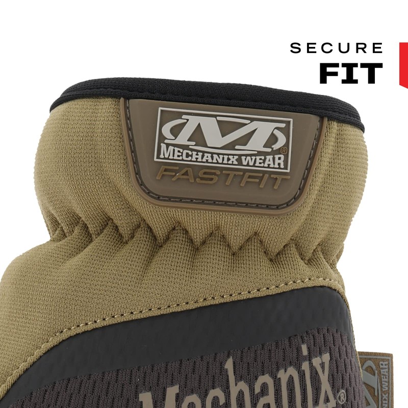 Mechanix Wear: FastFit Work Glove with Elastic Cuff for Secure