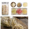 Sprouting Jar Kit 16oz Wide Mouth Mason Jars with Stainless