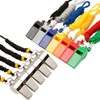Hipat Whistle, 12 Packs Sports Whistles with Lanyard, Loud Crisp