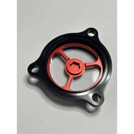 IMP RACING PARTS SUZUKI LTZ400/LTR450 DRZ400E DR-Z400S KAWASAKI 400/450 OIL FILTER COVER RED