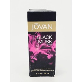 Jovan Black Musk Women Cologne Concentrate Spray Perfume 2 oz