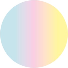 folia 682002 Lantern Cuts Rainbow Made of Transparent Paper 115 g/m² for Round Lantern Blanks Diameter 16.8 cm Pack of 20 for Crafts of Individual Lanterns