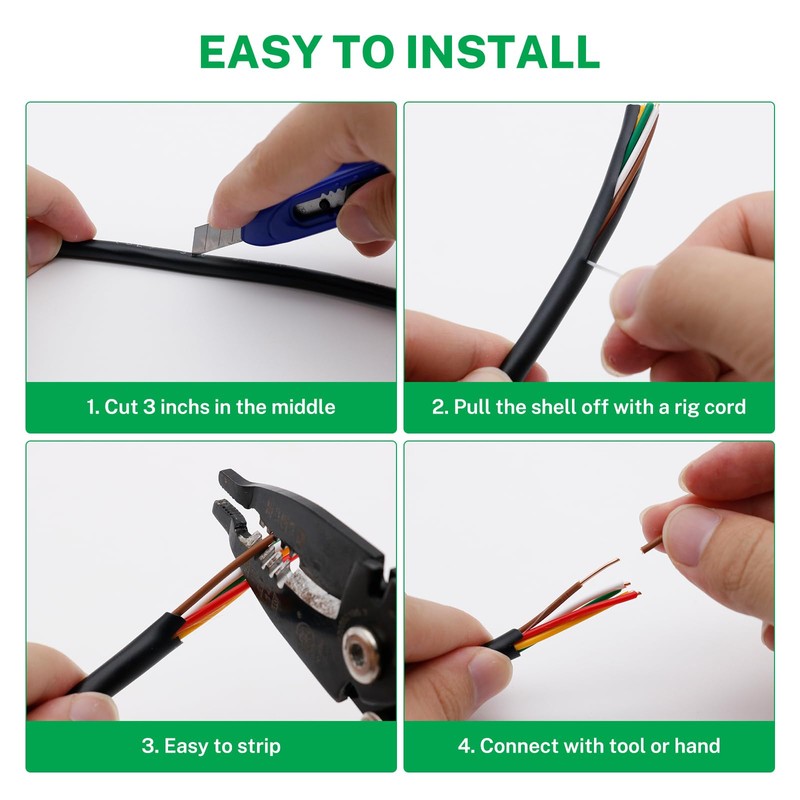 Firmerst 18/9 Solid Sprinkler Wire for up to 8 Valves