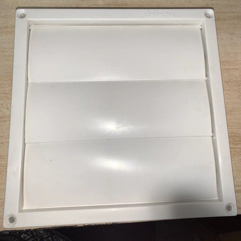 Deflecto Deflect-o HS6W 6" Intake Vent - White