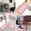 Bulijojo Diamond Grid Anti Fatigue Kitchen Floor Mats Set of