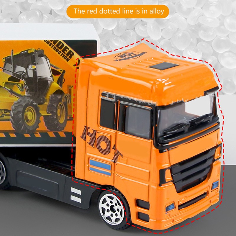 Construction Site Vehicles Toy Set High Simulation Kids Engineering Playset