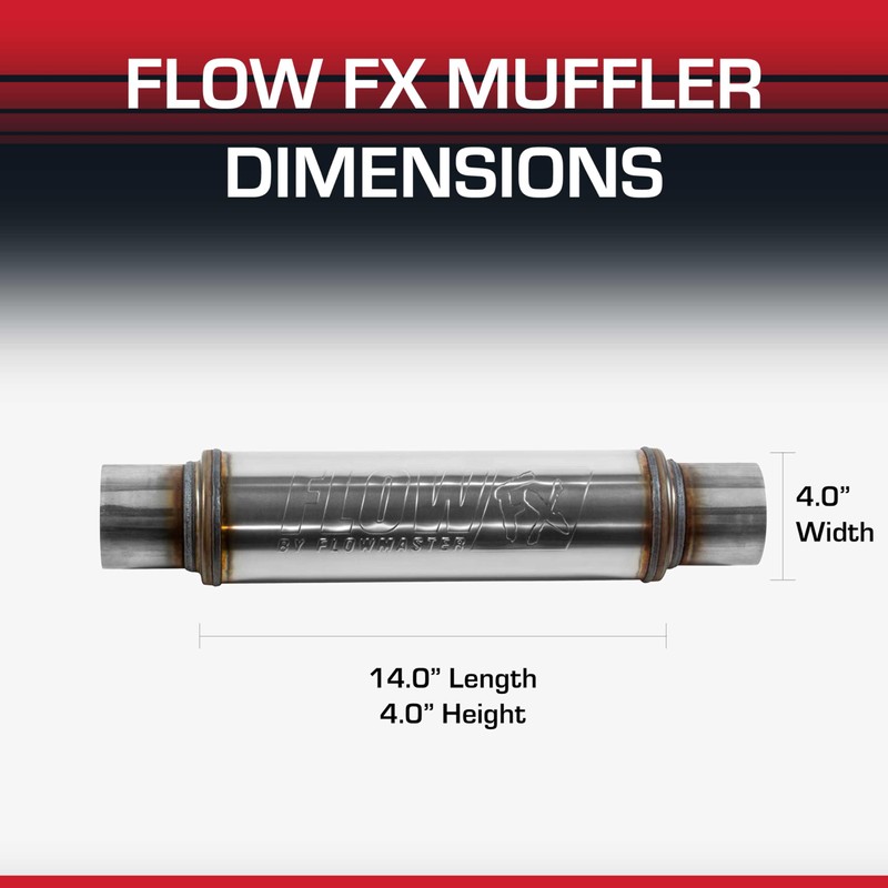 Flowmaster Flow FX Chambered Muffler – 3.00” Center In /