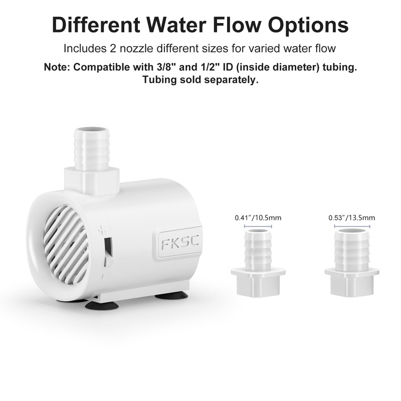 50 GPH Submersible Water Pump - Fountain Pump for Aquarium