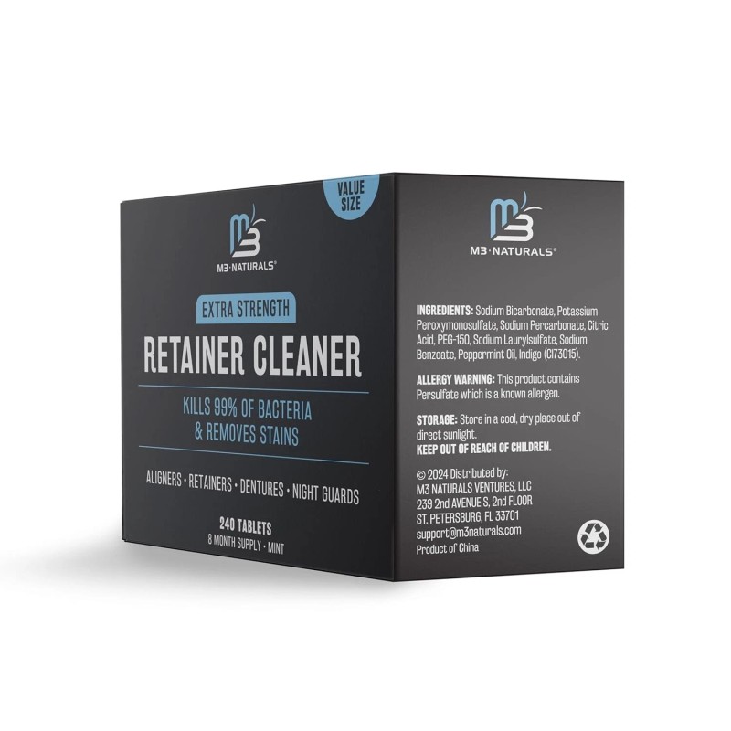 does not apply Retainer and Denture Cleansers 240 Tablets Removes