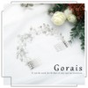 Gorais Peines de novia de cristal para el pelo de