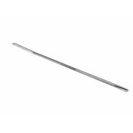 Scientific Labwares 789-136 Hayman Style Micro Lab Spatula with V-Spoon/Bend-Tapered Ends, Length: 6.5", Stainless Steel