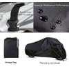 Anftop Winter proof motorcycle cover, waterproof 210D fabric.