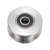 sourcing map 1pcs H Groove Track Wheel, 1.89" 304 Stainless